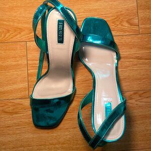 Turquoise Party Heels